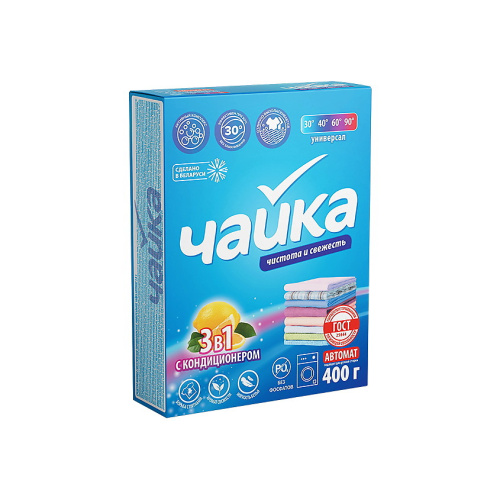 ЧАЙКА порошок стир с кондиционером 3в1 400г